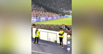 Copertina di Stadio Olimpico, steward insultato con cori razzisti dai tifosi della Lazio durante la partita con il Verona