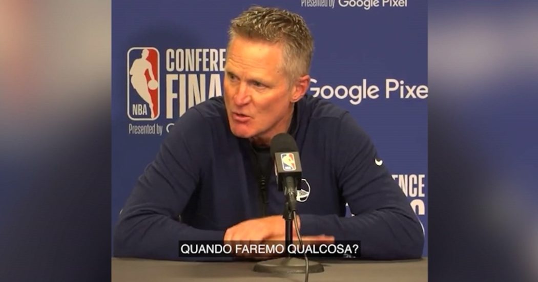 Strage in Texas, la rabbia del coach Nba Steve Kerr: “Usa ostaggio di senatori che mettono i loro interessi prima alla vita dei bambini”