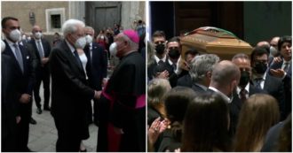 Copertina di Ciriaco De Mita, Mattarella e Di Maio a Nusco per i funerali: lungo applauso in chiesa all’entrata del feretro – Video