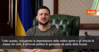 Copertina di Guerra in Ucraina, Zelensky: “Nel Donbass ovvia politica di genocidio da parte della Russia” – Video
