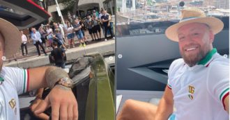 Copertina di Conor McGregor al Gran Premio di Monaco con lo yacht Lamborghini e “l’orologio roulette” da 520mila euro