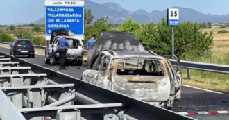 Copertina di Sardegna, fallito assalto a un portavalori: lo bloccano lungo la statale e sparano coi fucili ma l’autista riesce a scappare – Video