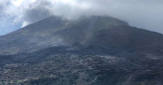 Copertina di Stromboli, il paesaggio è drammaticamente compromesso. Ecco quanto mi dicono sul rogo