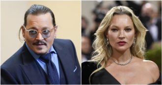 Copertina di Processo Depp-Heard, slitta ancora il verdetto della giuria: grande attesa per la sentenza. Kate Moss avvistata al concerto dell’attore a Londra