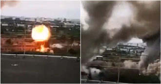 Copertina di Attacco russo a Kiev: il momento delle esplosioni nella periferia a sud-est della città – Video