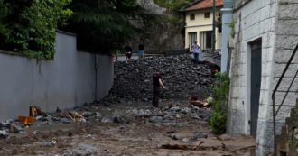 Copertina di Como, alluvione a Laglio: colata di fango e detriti investe il centro abitato – video