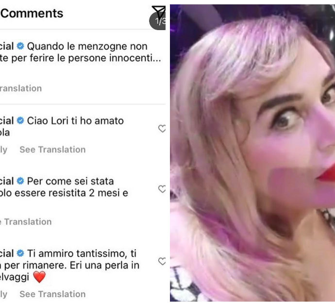 “Sei stata una Regina”, “Ti ho amata”: Lory Del Santo si auto-elogia su Instagram? Lo staff cerca di chiarire tutto