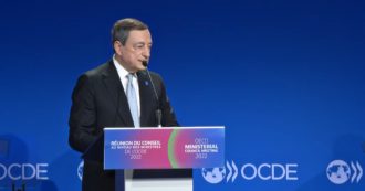 Copertina di Draghi: “Questa situazione di emergenza non sia una scusa per tradire gli obiettivi climatici”