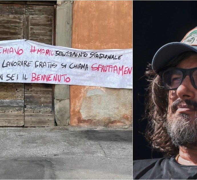Livorno, striscioni contro lo chef Alessandro Borghese: “Il lavoro si paga, sempre. Non sei il benvenuto”. Lui reagisce così
