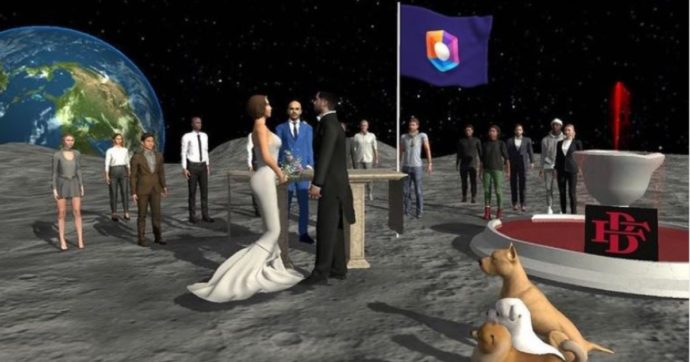 Kevin Prince Boateng e Valentina Fradegrada si sposano nel metaverso: le foto del matrimonio virtuale