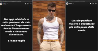 Copertina di Fedez pubblica gli audio dallo psicologo quando ha scoperto di avere un tumore: “Non voglio morire, i miei figli non si ricorderanno di me” – VIDEO