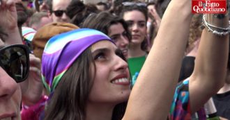 Copertina di Roma Pride, le voci: “Ai politici diciamo ‘ascoltate questa piazza’. Non ci servono promesse da campagna elettorale, ma leggi e diritti”