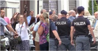 Copertina di Firenze, proteste all’arrivo del ministro Speranza agli stati generali della salute. I pensionati Usb gli urlano: “Buffone, assassino”
