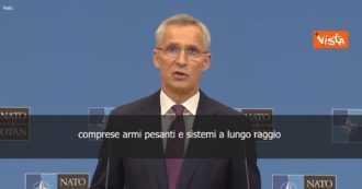 Copertina di Stoltenberg: “Da alleati Nato impegno a fornire all’Ucraina armi pesanti e sistemi a lungo raggio. Mi aspetto accordo su aiuti a lungo termine”