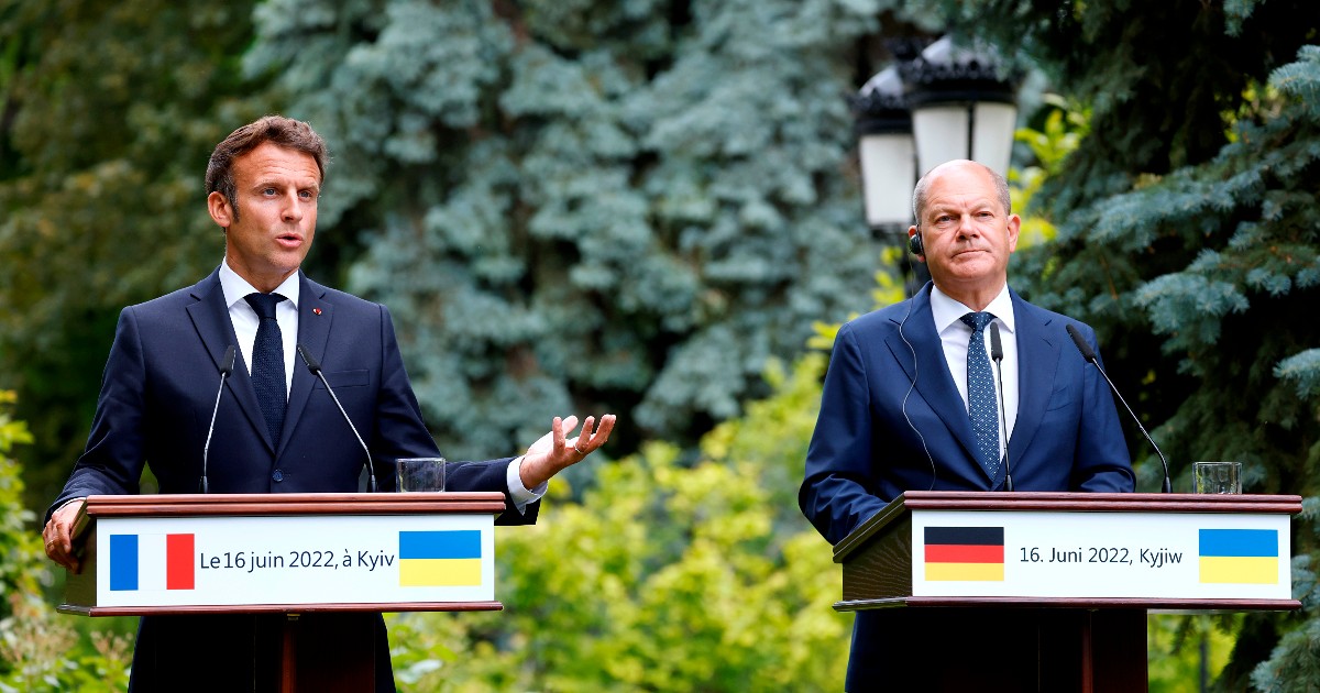 Macron: “There will be no peace if the goal is to crush Russia.”  Schultz: “You have to talk to Moscow.”  Putin: “Kyiv is in the EU? We are not against it, it is not a military alliance” – Direct