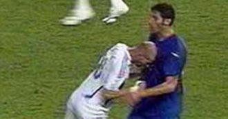 “Materazzi insultò mia sorella, non mia madre”: la verità di Zidane sui motivi della testata al difensore azzurro nella finale 2006