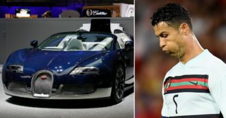 Copertina di Cristiano Ronaldo, la beffa: distrutta la sua Bugatti Veyron da due milioni di euro
