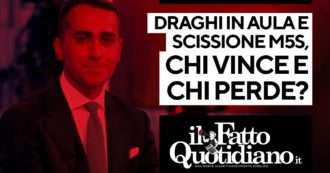 Copertina di Draghi in Aula e M5s verso la scissione, chi vince e chi perde? Segui la diretta con Peter Gomez