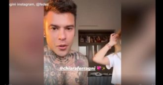 Copertina di Fedez “spoilera” l’annuncio di Amadeus su Sanremo, Chiara Ferragni reagisce così: “Mi tremano le mani ragazzi” – VIDEO