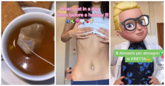 “Ecco cosa mangio in un giorno”: attenzione agli ‘influencer della salute’ che spopolano su Tik Tok. La dietista: “Incommentabile”