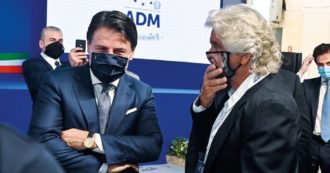 Copertina di Governo e due mandati. Grillo inchioda Conte