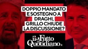 Copertina di Doppio mandato e sostegno a Draghi, Grillo chiude la discussione? Segui la diretta con Peter Gomez