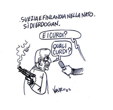 Copertina di La vignetta di Vauro