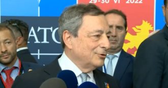 La giornalista a Draghi: “È vero che ha chiesto a Grillo la testa di Conte?”. Il premier: “Ci siamo parlati poco fa, abbiamo cominciato a chiarirci”
