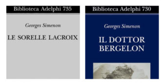 Copertina di Perdiamoci nei romanzi di Georges Simenon con due nuove traduzioni: Le Sorelle Lacroix e Il Dottor Bergelon