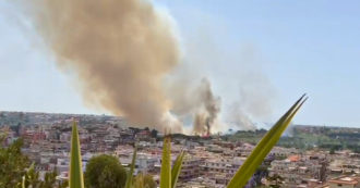 Copertina di Roma, vasto incendio in zona Balduina e Pinetta Sacchetti: mezzi ed elicotteri sul posto – Video