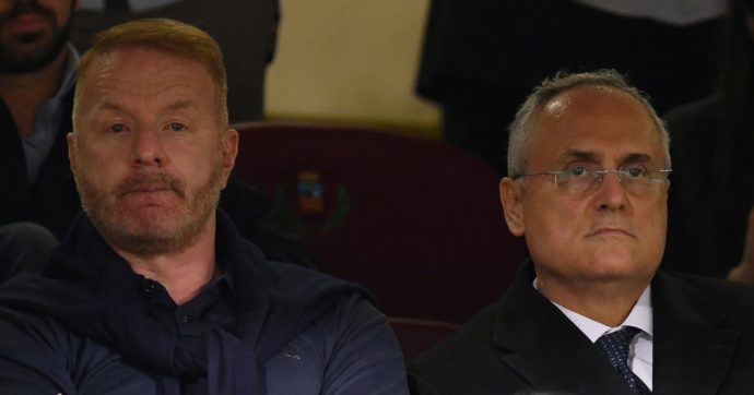 Tare contro Lotito, lite in pubblico dopo la presentazione della nuova maglia della Lazio: il dirigente albanese a rischio cacciata