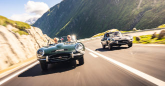 Copertina di Jaguar E-Type, un viaggio da Coventry a Ginevra per celebrare i 60 anni – FOTO