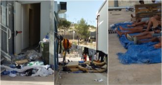 Copertina di Lampedusa, “È emergenza igienico-sanitaria all’hotspot dei migranti”: materassi accatastati, rifiuti e sovraffollamento