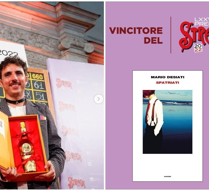 Premio Strega 2022, vince il favorito Mario Desiati con “Spatriati”: il suo romanzo dedicato alla “questione sociale” Lgbtq+