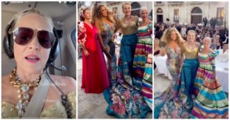 Copertina di Dolce e Gabbana a Siracusa, parata di vip in Sicilia per le sfilate di Alta Moda: da Sharon Stone a Helen Mirren e Mariah Carey, ecco chi c’è e i look – VIDEO