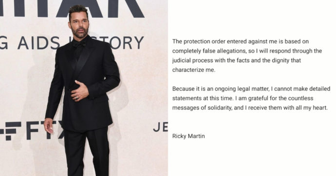 Ricky Martin accusato di violenza nei confronti del nipote 21enne: “Ha avuto una relazione clandestina con lui”.  Lui si difende: “Accuse completamente false”