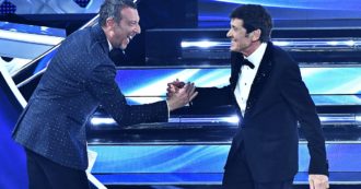 Copertina di Sanremo 2023, Amadeus condurrà il Festival con Gianni Morandi. L’annuncio in diretta al Tg1