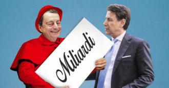 Copertina di Draghi va al Colle e fa la mossa: 13 miliardi sulla questione sociale