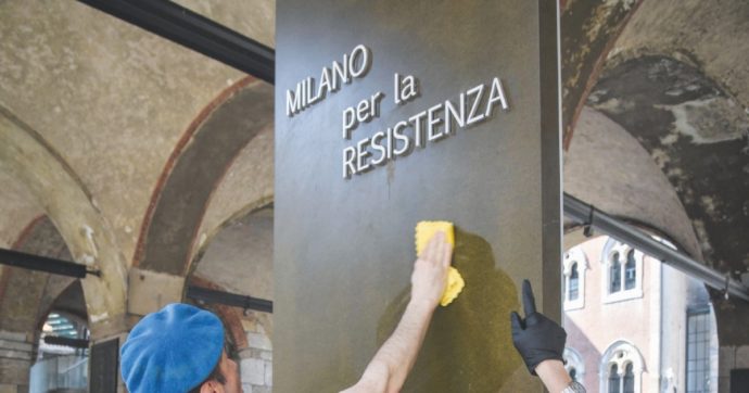 Copertina di Vandalismo Milano, scontro Sala-Anpi