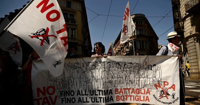 No-Tav, francesi e italiani contrari a supertunnel e nuova Torino-Lione