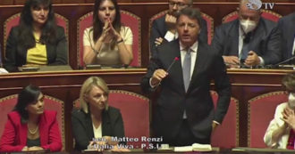 Renzi a Draghi: “Nulla giustifica la fine del governo”. Poi ai 5 stelle: “Superato il limite della decenza, i vostri ministri si dimettano” – Video