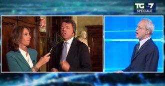 Copertina di Botta e risposta tra Renzi e Mentana. “Dadone del M5s? Se si dimette da ministro, crolla Wall Street”. “È ingiusto, pensi a Bonetti e Bellanova”