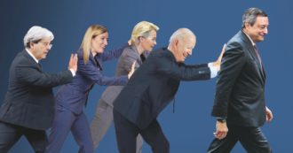 Copertina di Draghi deve restare: pressing sul premier da Biden a Ursula