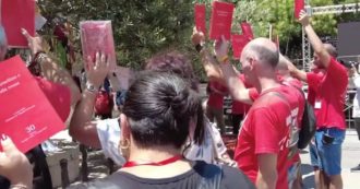 Copertina di Borsellino, le Agende Rosse protestano contro il sindaco di Palermo Lagalla in via D’Amelio: “Non ha mai preso le distanze da Cuffaro e Dell’Utri”