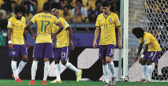 A pezzi il dio del Brasile  La Germania lo demolisce