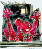 Copertina di Bouganville, esplosione atomica