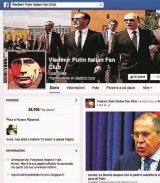 Il grande fan club italiano: “Tutti pazzi per Putin”