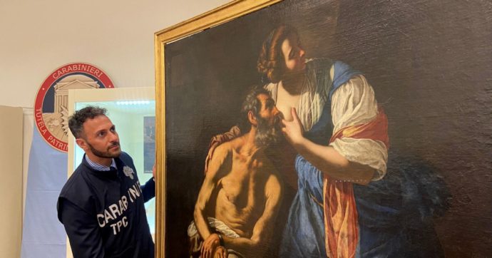 Copertina di Prezioso Gentileschi ‘salvato’ da carabinieri