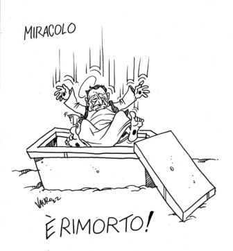 Copertina di La vignetta di Vauro