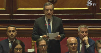 Copertina di Governo, le dichiarazioni di voto dopo la replica di Mario Draghi in Senato: segui la diretta tv
